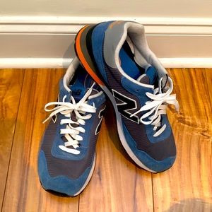 New Balance Men’s 515 V1 Sneaker in orange and blue!